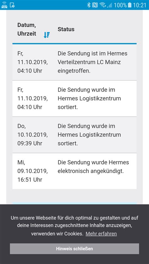 hermes versand probleme mit der zustellung|paket Hermes.